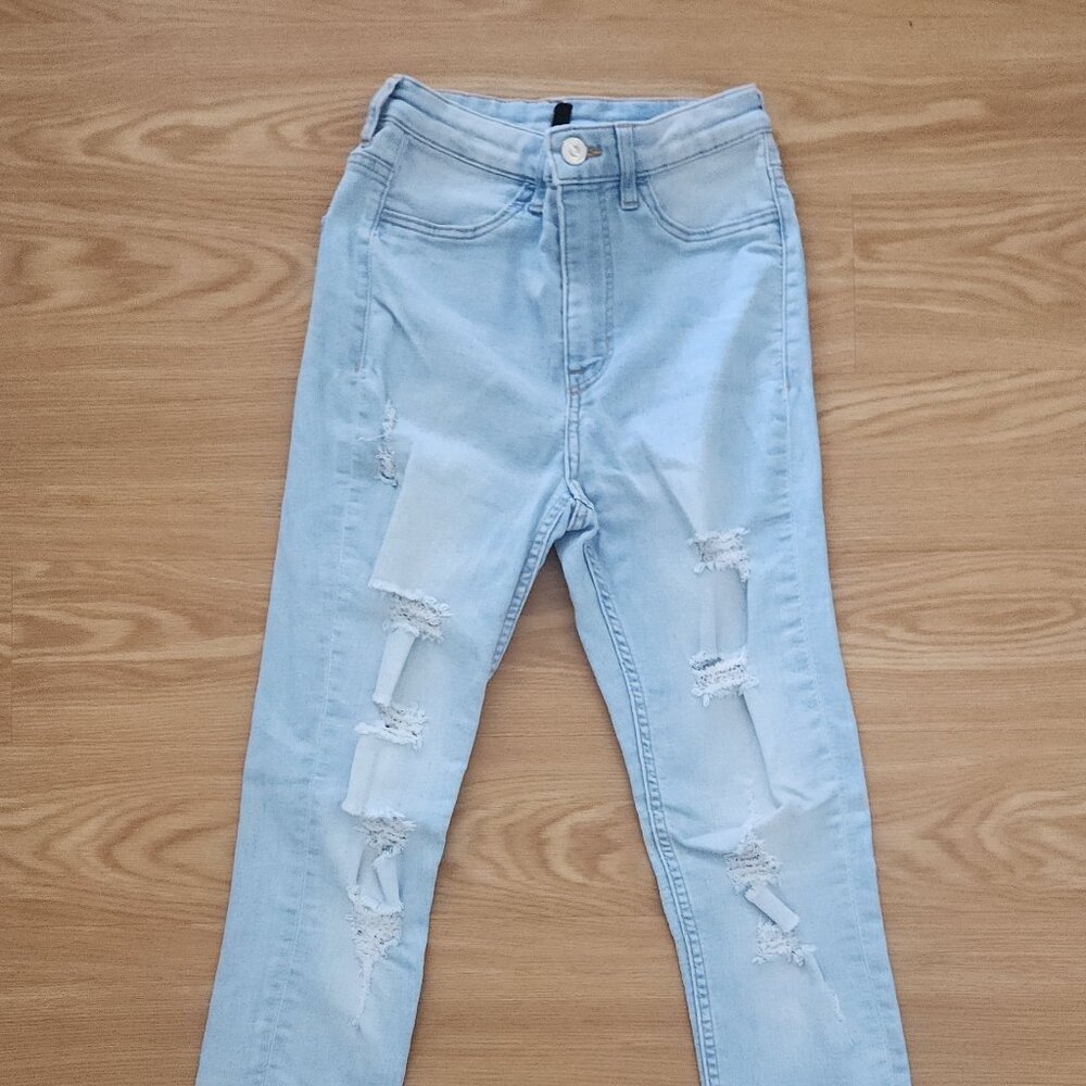 Womens Skinny ripped Jeans